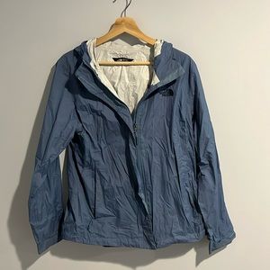 The north face Blue rain jacket